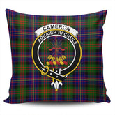 Clan Cameron of Erracht Modern Tartan Crest Pillow Cover RS33 Clan Cameron Tartan Today